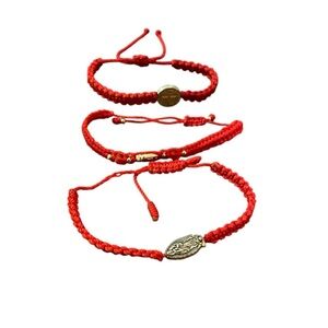 Religious Braided Bracelets (set of 3)